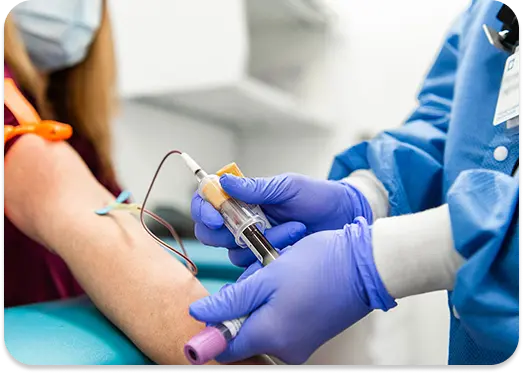 blood sample collection in laboratory